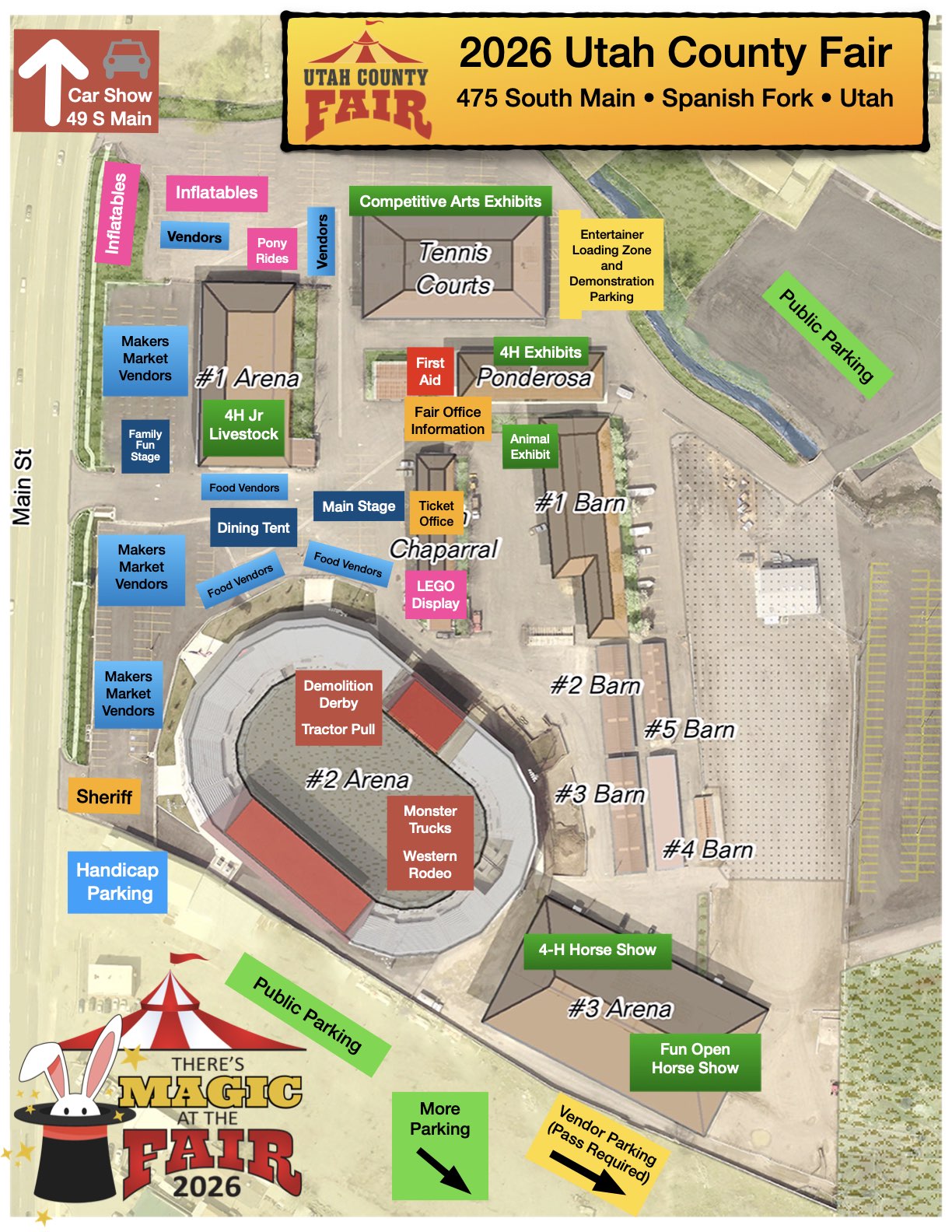 Uth Fair Rides Fairgrounds Map | 2026 Utah County Fair