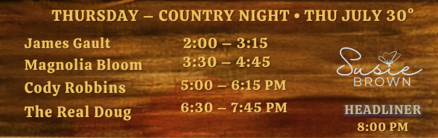 Country Music Night at the Fair